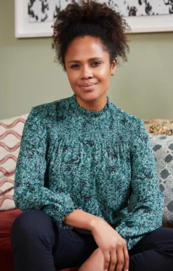 Ladies Lily & Me Gathered Top