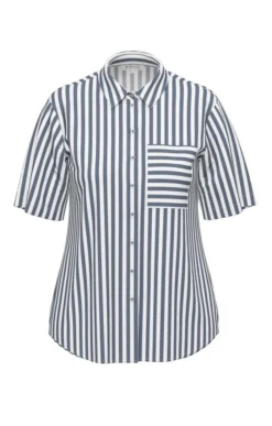 Ladies Erfo Short Sleeved Stripe Shirt