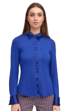 Ladies Barcial Satin Shirt