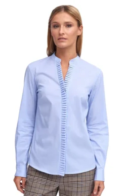 Ladies Luxor Frill Front Blouse