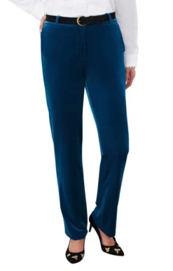 Ladies Velvet Trousers