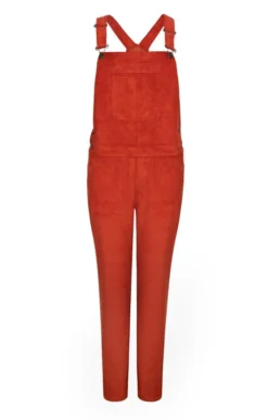 Ladies Wale Cord Dungarees