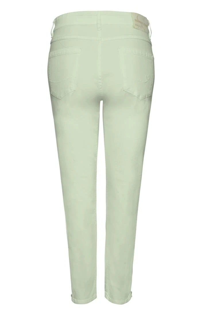 Ladies Denim Crop Zip Ankle Jeans - Image 3