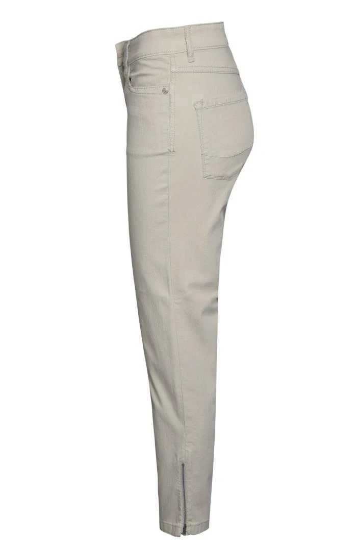 Ladies Denim Crop Zip Ankle Jeans - Image 4