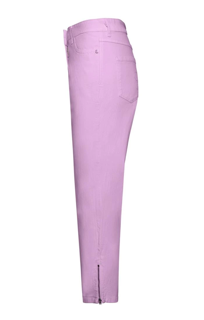 Ladies Denim Crop Zip Ankle Jeans - Image 10