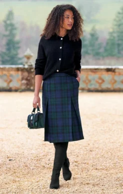 Ladies Harris Tweed Invert Skirt