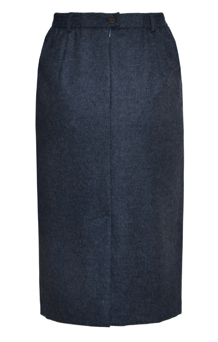 Ladies Flannel Tailored Skirt - Image 4
