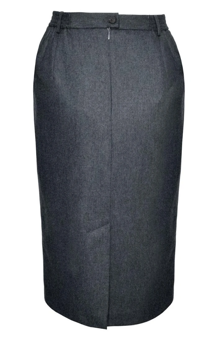 Ladies Flannel Tailored Skirt - Image 10