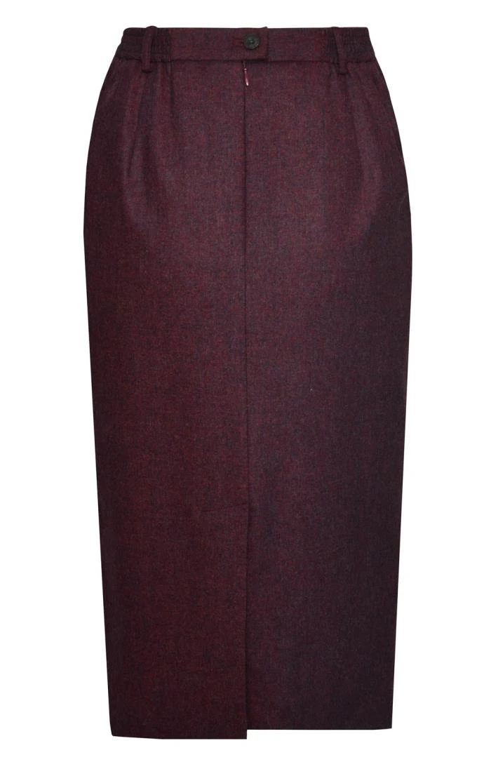 Ladies Flannel Tailored Skirt - Image 12