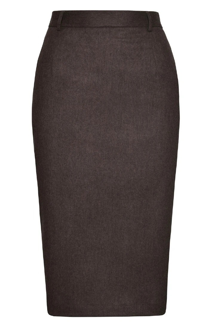 Ladies Flannel Tailored Skirt - Image 17