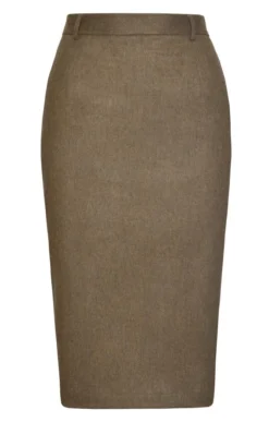 Ladies Flannel Tailored Skirt