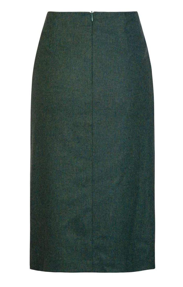 Ladies Double Vent Flannel Skirt - Image 3