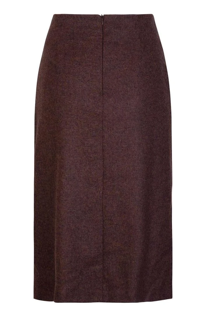 Ladies Double Vent Flannel Skirt - Image 8