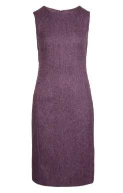 Ladies Tweed Sleeveless Shift Dress