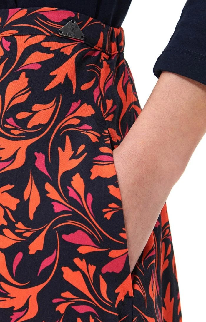 Ladies Barbour Anglesey Midi Skirt - Image 3