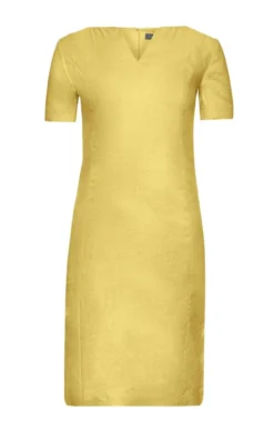 Ladies Short Sleeved Linen Dress