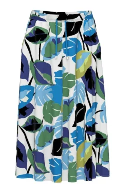 Ladies Erfo Leaf Print Skirt
