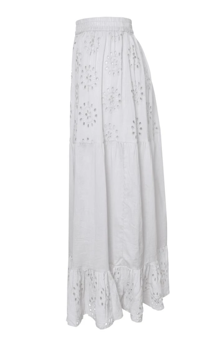 Ladies Broderie Anglaise Skirt - Image 4