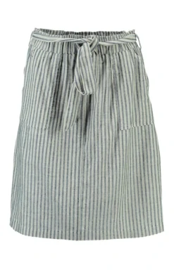 Ladies Stripe Tie Waist Skirt
