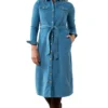 Ladies Lily & Me Midi Shirt Dress