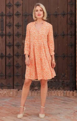 Ladies Pomodoro Buttercup Swing Dress