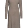 Merino & Cashmere Ribbed Dress