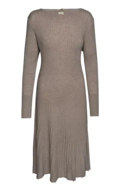 Merino & Cashmere Ribbed Dress
